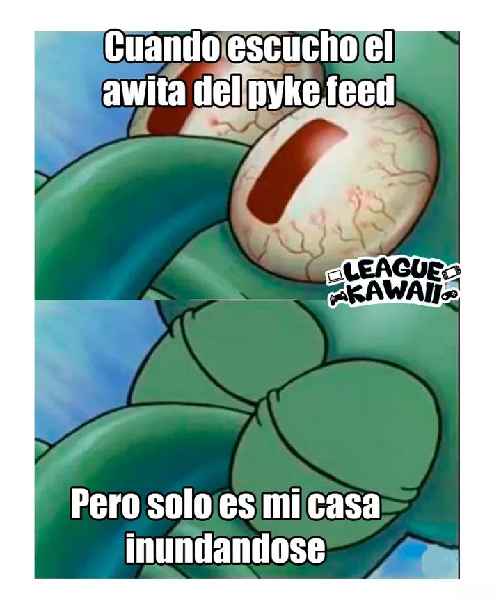 lkmissgumi's tweet photo. La verdad esta bien zabrozingo ese efecto de awita del pyke uvu 

#leaguekawaii #meme #leaguememes #leagueoflegendsmemes #leagueoflegends #feed #pyke #calamardo #bobesponja #enemyteam #team #leagueofmemes #lol #moba #riotgames #gamerlife #fanpage #fb #leaguelife #memesespañol https://t.co/hPbSoAwO9D