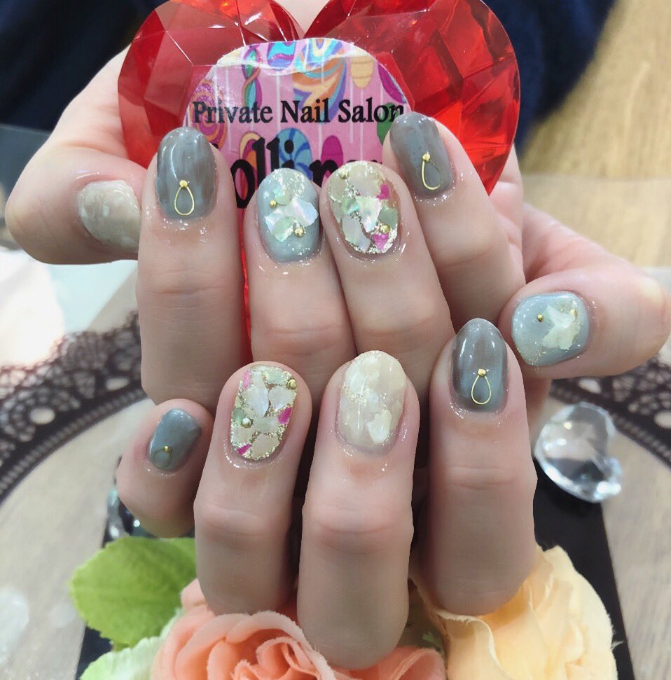 ジェルネイル Lollipopnail 自爪を削らない パラジェル 自宅サロン