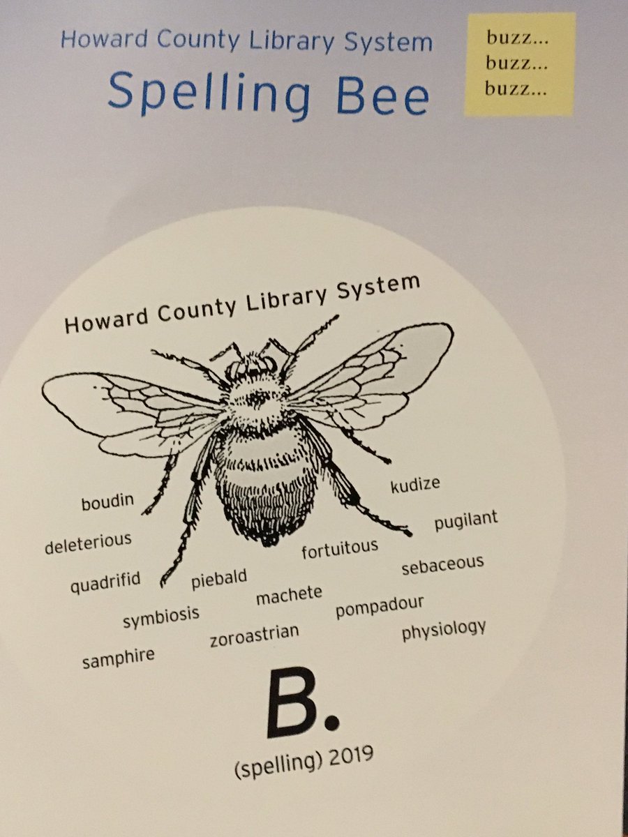 marcyleonard315's tweet photo. It’s time for the @HoCo_Library Spelling Bee! @HoCoGovExec Dr. Ball and @HoCo_Library President &amp; CEO Tonya Kennon bring greetings to the amazing student spellers! #HCLSbee  @hcpss_smil @LHCLeads https://t.co/YkmLoXOxmj