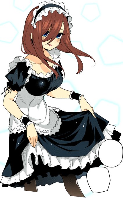🚀🌕SpaceSandy⭐🌻さんがTwitterに投稿した中野三玖(五等分の花嫁)のイラスト。