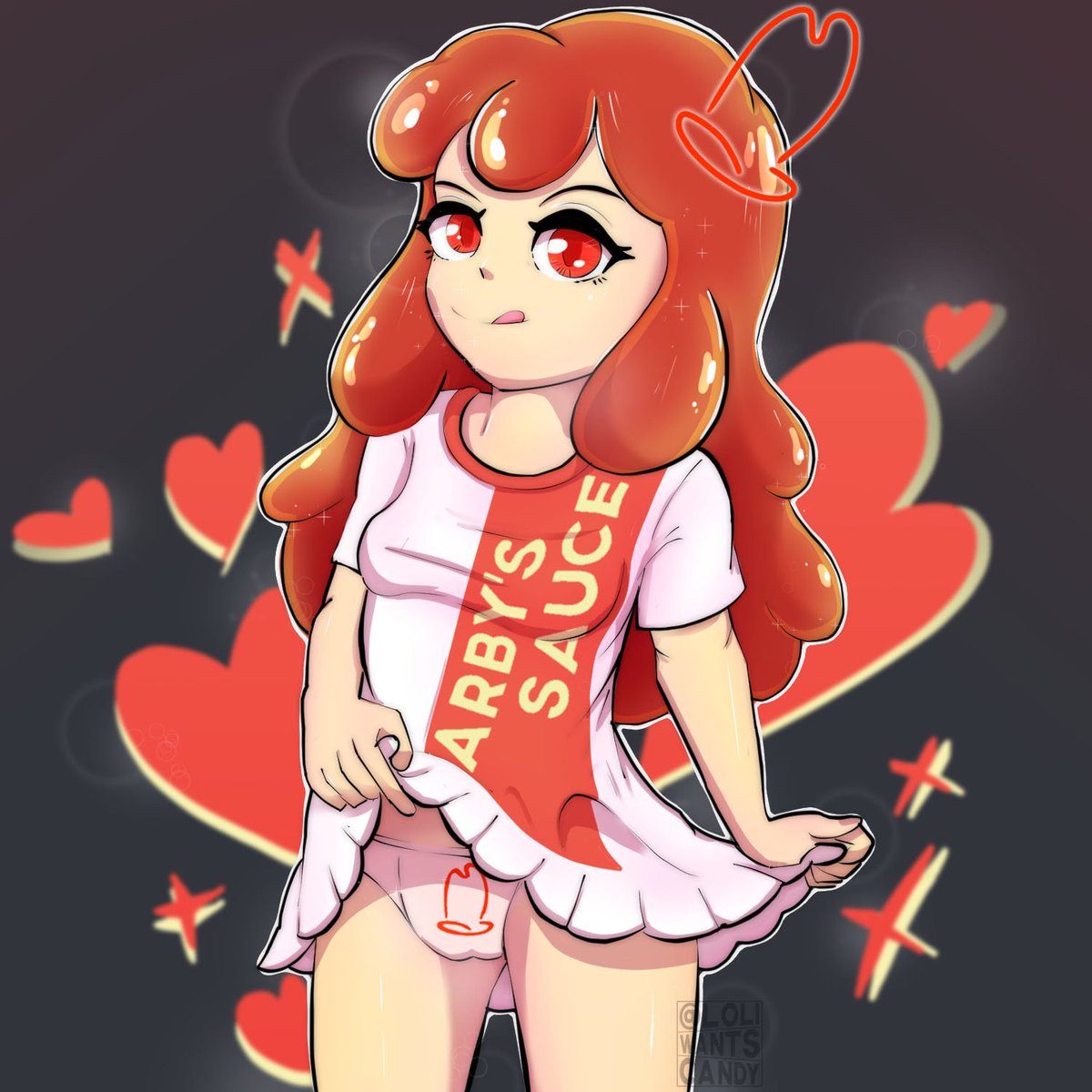 @Arbys yah ill take some fries with that ;) #ArbysWaifu, #DrawThisInYourSty...