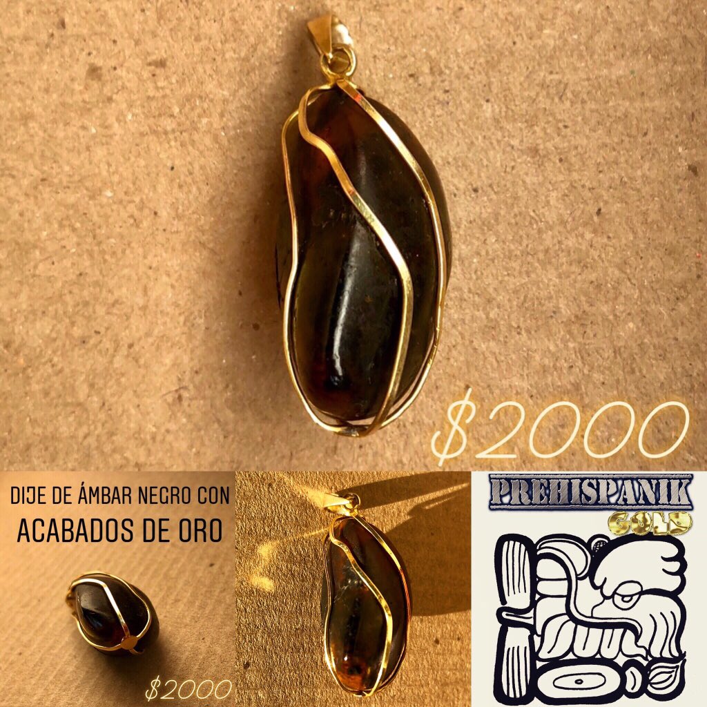 En exclusiva para Prehispanik: Exquisito dije de ámbar puro de Simojovel, Chiapas finamente ornamentado a mano con tiras de ORO, pieza única.

ENVÍO GRATIS 😍 A CUALQUIER PARTE DE LA REPÚBLICA MEXICANA. 

#JoyeríaDeAutor 📝
#PrehispanikGold 💛
#Ámbar ~ #Amber 🧡
#Chiapas ❤️