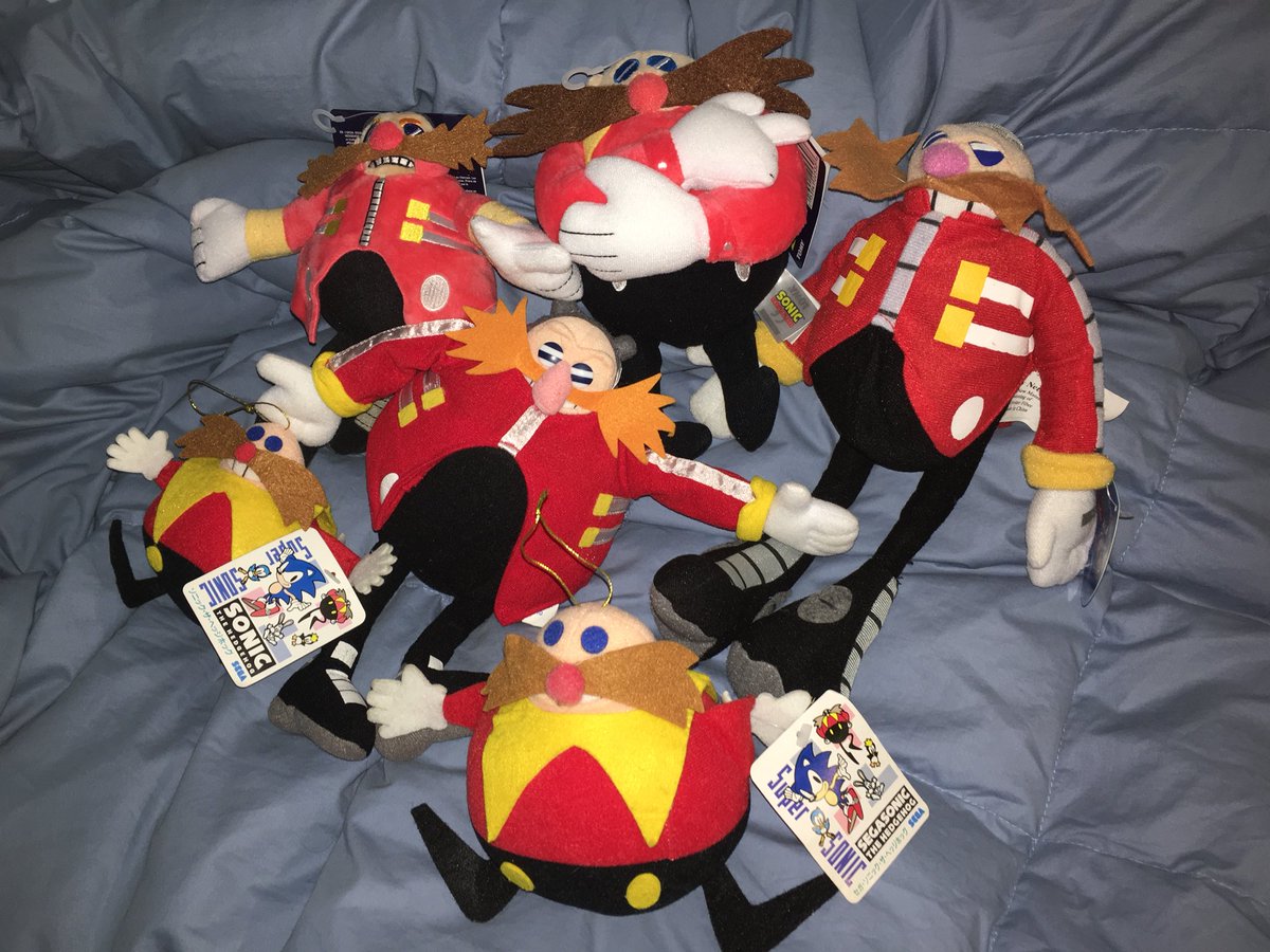 sonic x dr eggman plush