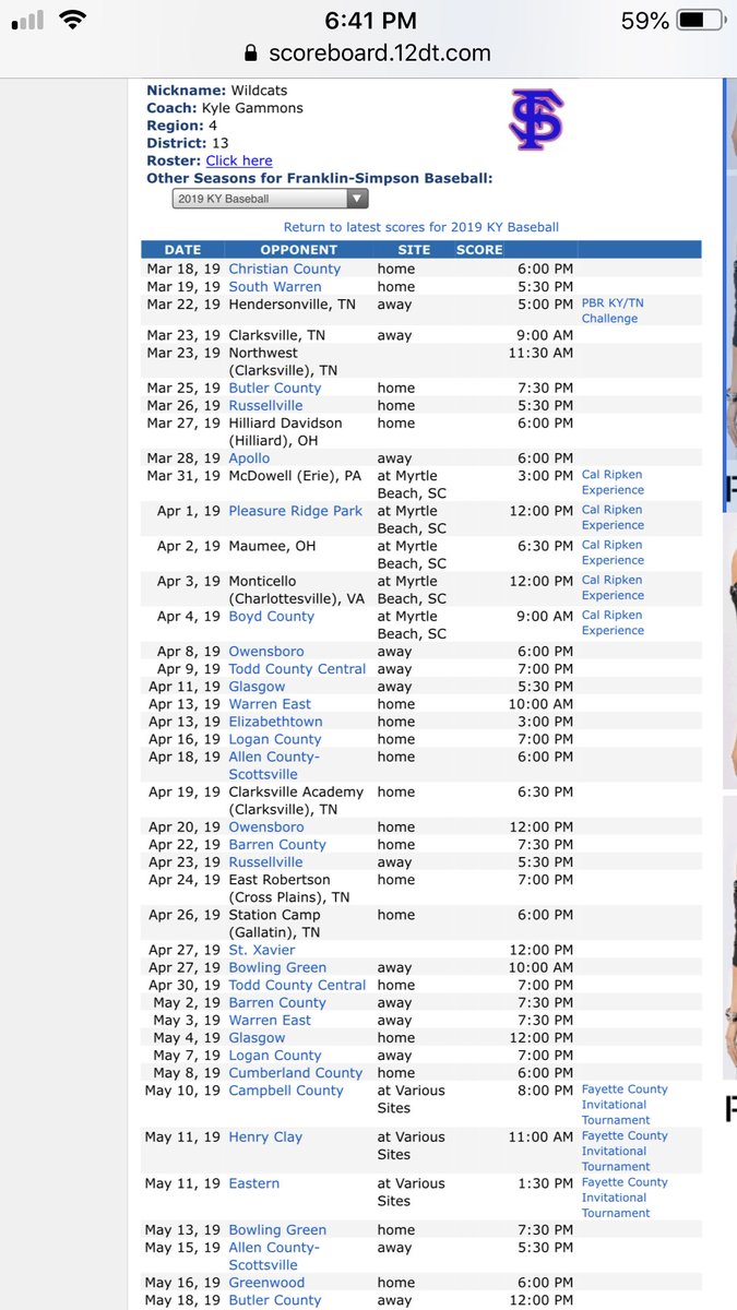 Wildcat Baseball tweet media