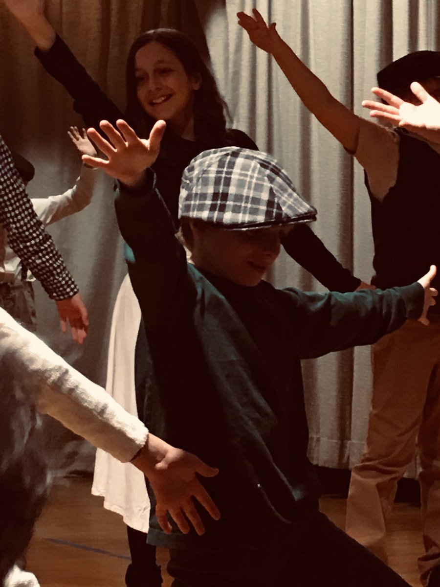 MaryCGreenfield's tweet photo. Jim in the Ellis Island musical today. My little Giuseppe, just off a da boat. https://t.co/u2j4V81IKx