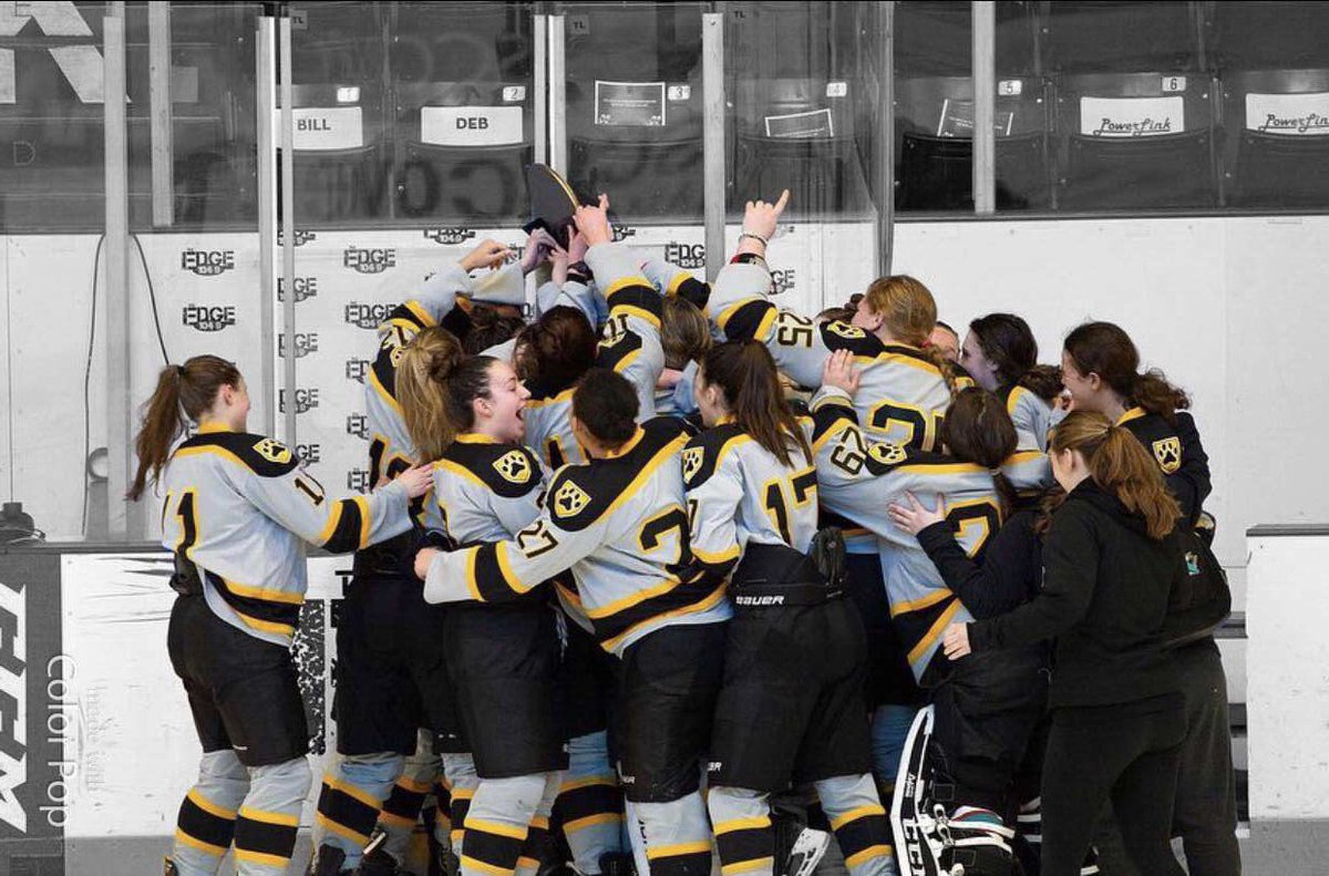 Happy #InternationalWomenDay2019 to our Women’s ACHA D2 team! #womeninhockey