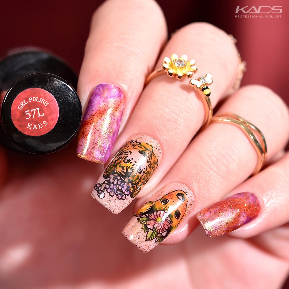 Kadsnailart's tweet photo. Nail design using KADS stamping plate ZOO 003 from AliExpress store(link in bio). #nails #kads #kadsnailart #nailart #nailfashion #nailwork #nailsofinstagram #naildesigns #nailplates #nailpolish #nailartaddict #kadszoo #kadszoo003 #animalnails #deernails #deer #tigernails #tiger https://t.co/WTxOyMVrTT