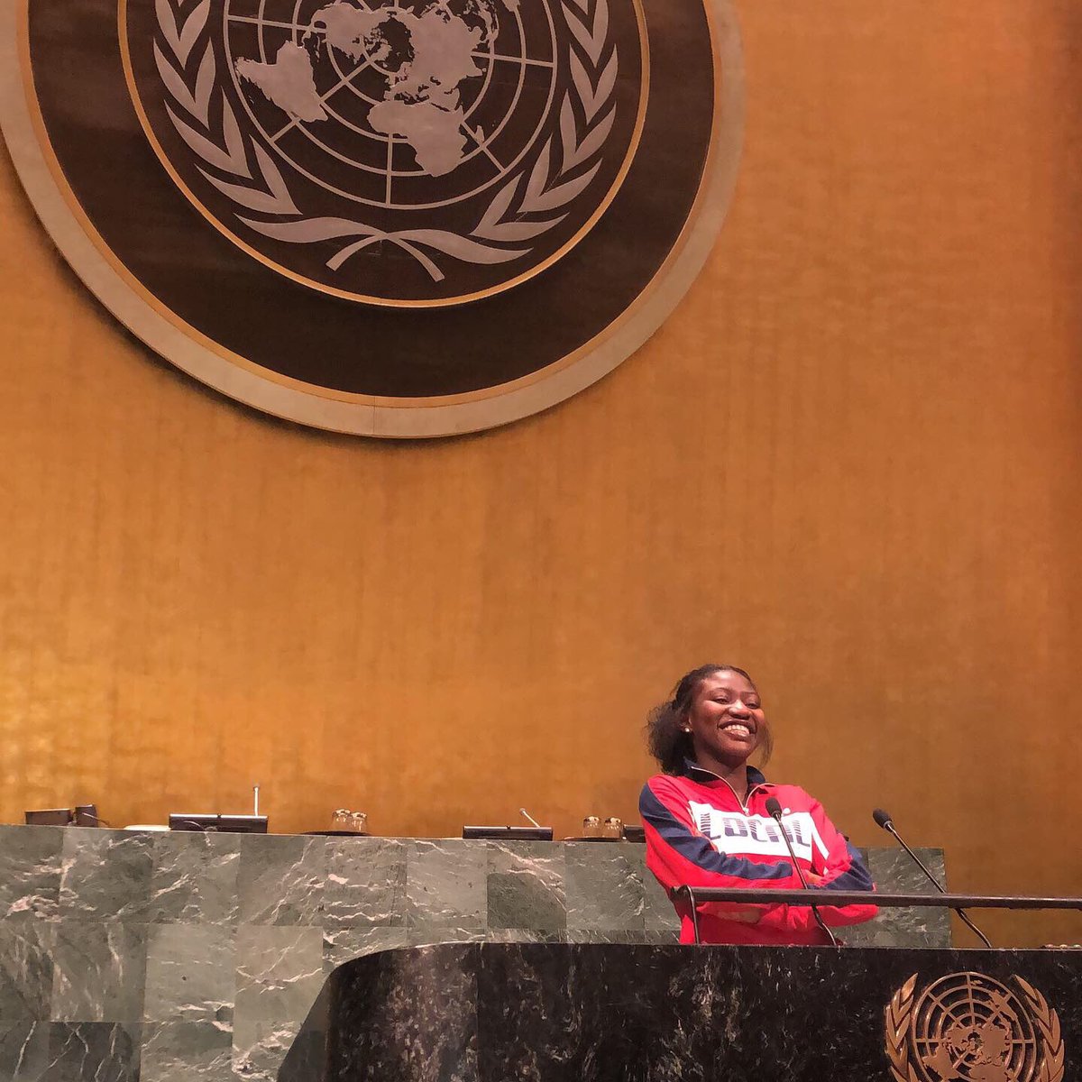 MoeTechtainment's tweet photo. Today was an AMAZING DAY, spending it with my network of great people .
Exclusive Tour &amp; Interview with the UN. Great Things coming. I was President for the day.
“Equal Education For ALL” 💛

#InternationalWomensDay
#MoeTechtainment #MouminatouBarry
#BuiltByGirls
#UnitedNation https://t.co/xEAmfwhof9