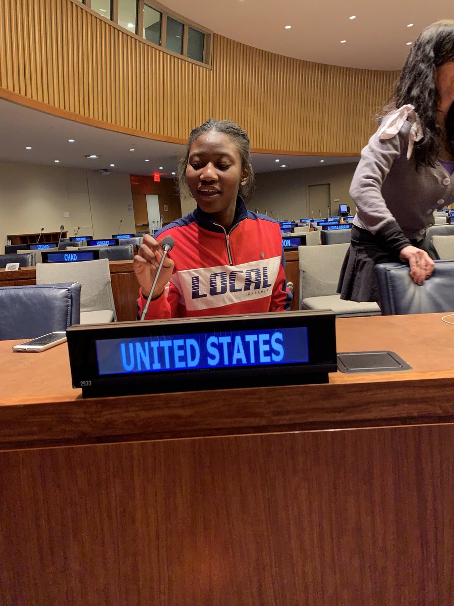 MoeTechtainment's tweet photo. Today was an AMAZING DAY, spending it with my network of great people .
Exclusive Tour &amp; Interview with the UN. Great Things coming. I was President for the day.
“Equal Education For ALL” 💛

#InternationalWomensDay
#MoeTechtainment #MouminatouBarry
#BuiltByGirls
#UnitedNation https://t.co/xEAmfwhof9