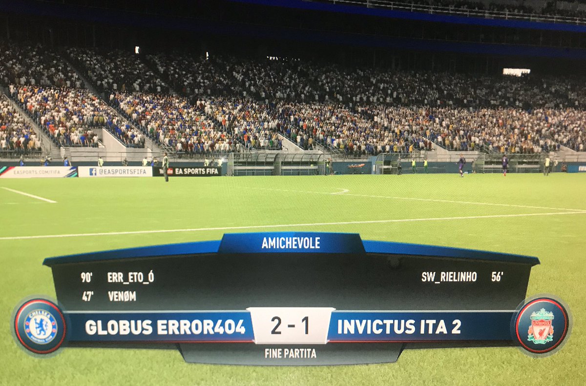 Rielinho's tweet photo. ๐๐Peccato aver perso la finale, ancora di piรน aver preso il goal al 92โ, ma nonostante ciรฒ รจ stata davvero una bella serata! ๐๐ผ
๐ฏFINALE - #DegradationCup ๐
๐#GlobusError404
1-2 โ
#FridayNight #ProClub #Fifa19
@pctransfermarkt https://t.co/WanuCUj2n6