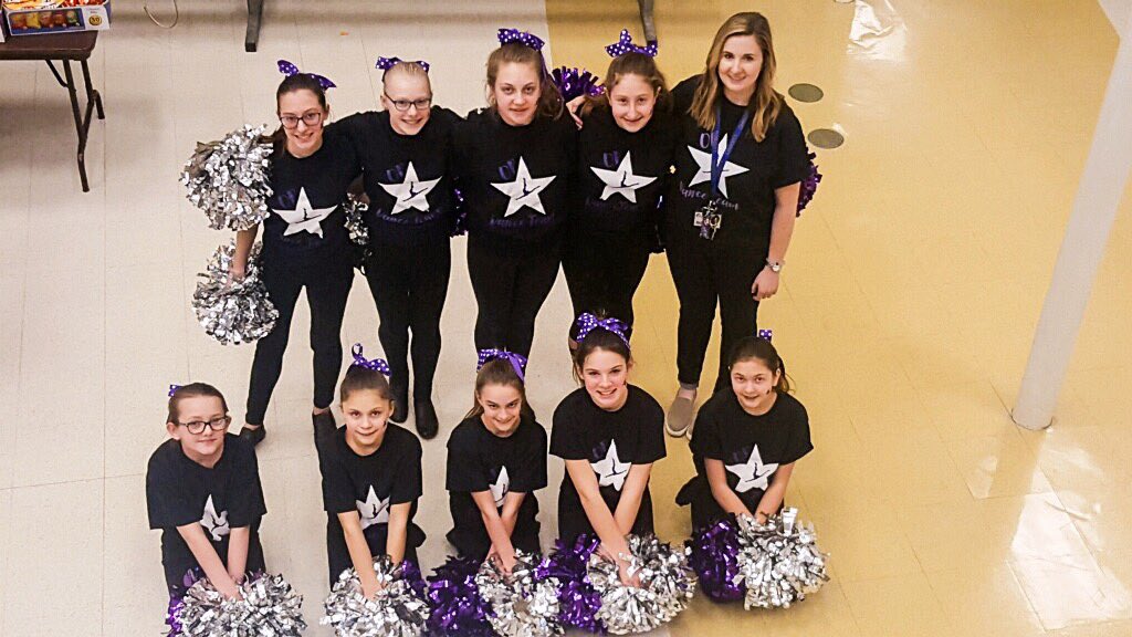 MrsTFox5's tweet photo. The Oak Prairie Dance Team rocked their performance at the Student vs. Staff basketball game! What a group of talented and energetic dancers! 👯‍♀️ #opdance #dancecoach #d92greatness 🌟 https://t.co/rvvgh5YdsT