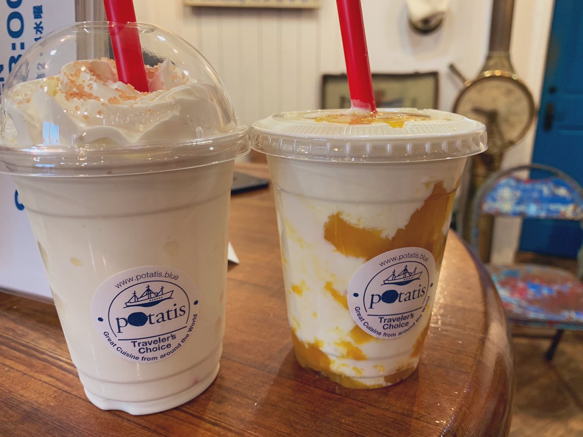 m_kozuka's tweet image. 七里にあるポテトとシェイクのお店ハマっちゃった！シェイクおいしくて、飲み過ぎ注意しなきゃ… #七里ガ浜 #potatis