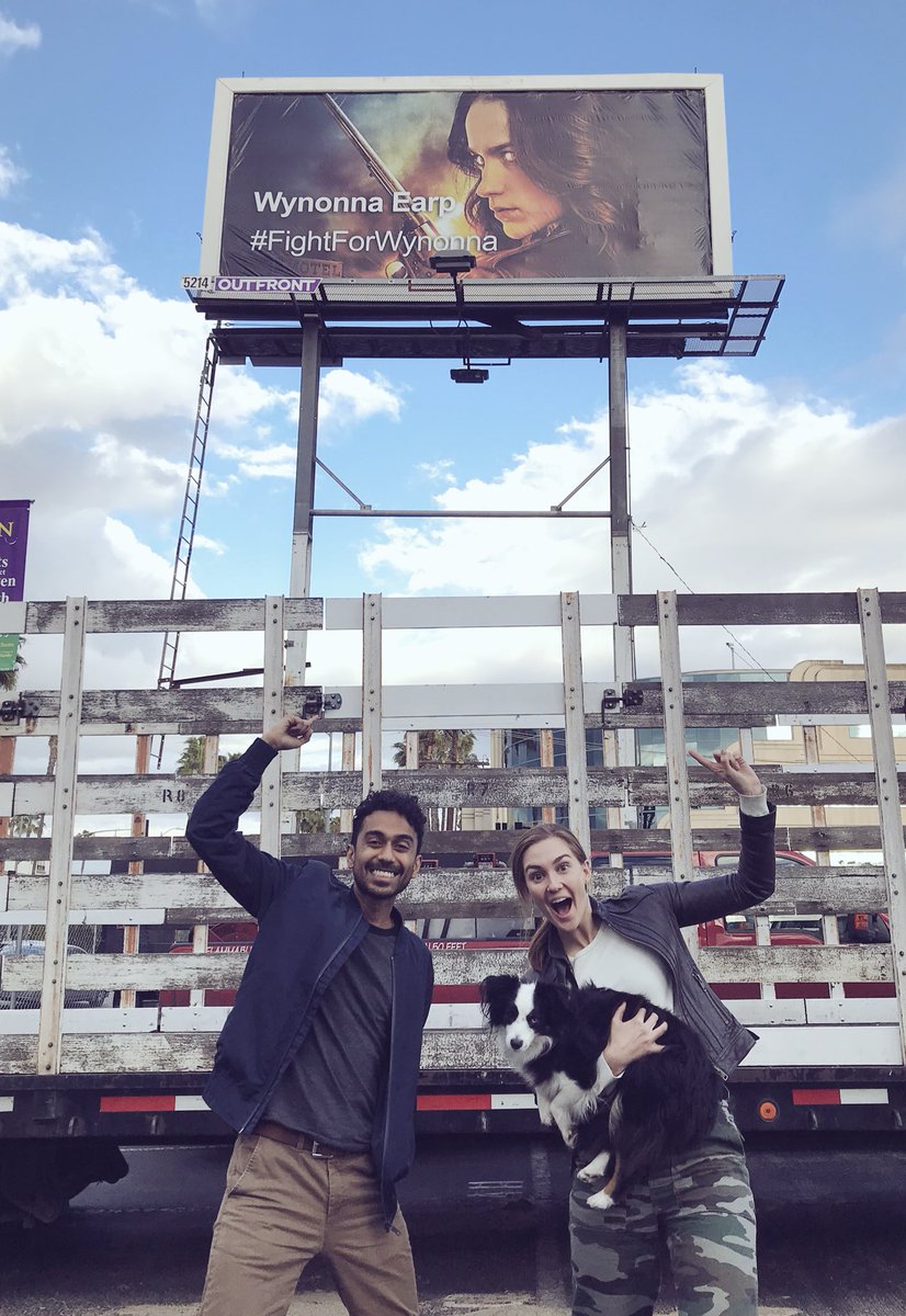 KatBarrell's tweet photo. #FightForWynonna in lala land!!! @VarunSaranga https://t.co/qh4Wsiv82l