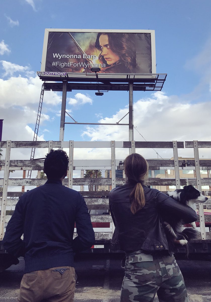 KatBarrell's tweet photo. #FightForWynonna in lala land!!! @VarunSaranga https://t.co/qh4Wsiv82l