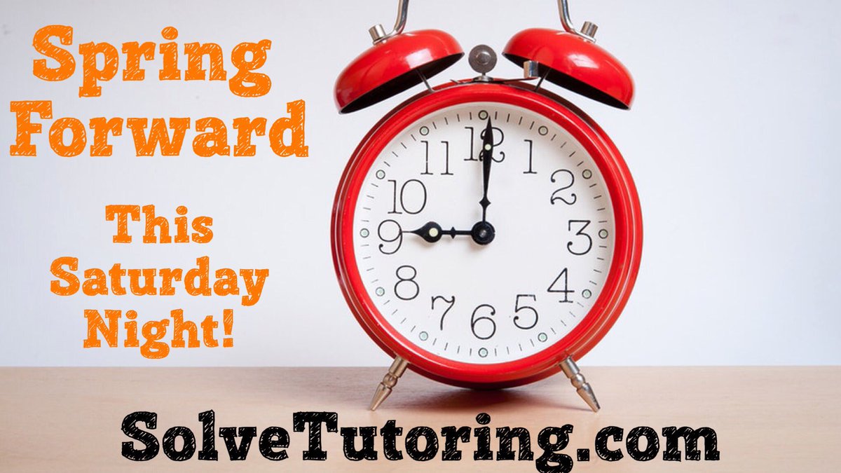 Scholars, get your rest!! We lose an hour this Saturday!