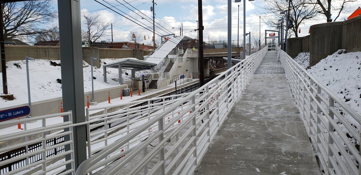verozarc's tweet photo. @CLEforTransit @GCRTA @GriffWard6Cle @CLEProgress @saintlukesfdn Happy it's open! Here are some behind the scene pics. https://t.co/GtyBte46uI