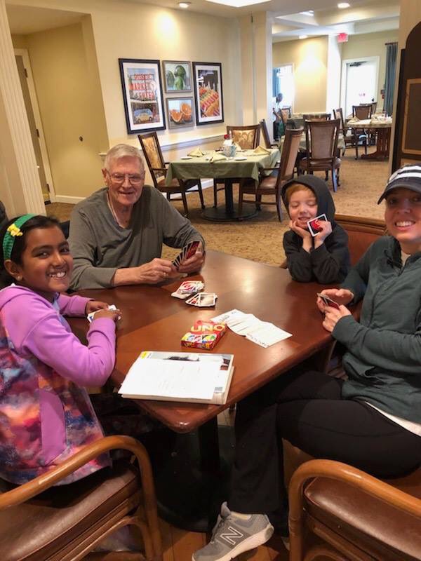 CampKindness's tweet photo. Our March service event had everyone smiling at Sunrise Bellevue senior center. With the help of games, music, and a little Compassionate Love, we worked together to bring a little more cheer to the seniors of our community! https://t.co/bEWTFXvvv6