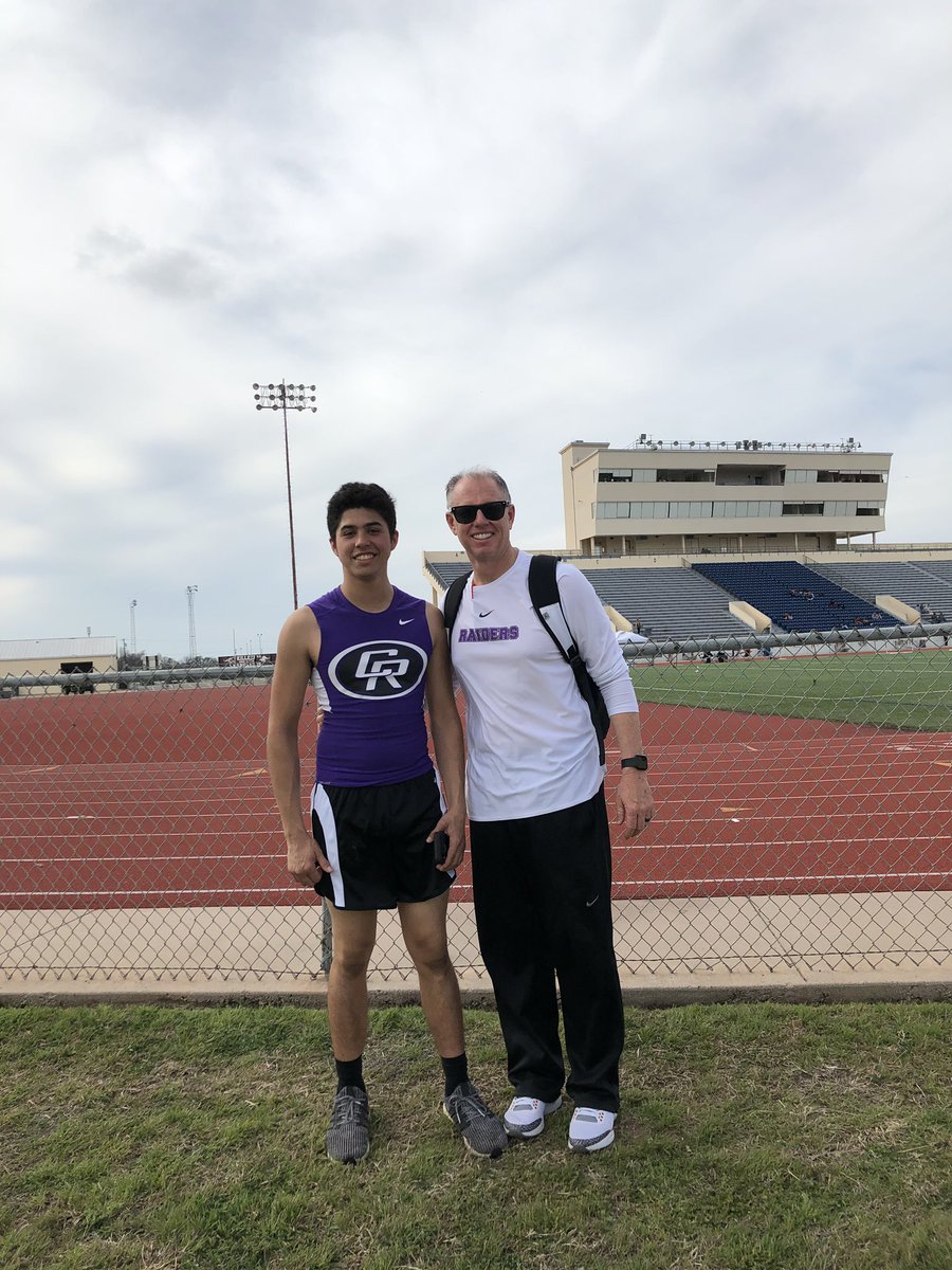 Cedar Ridge Freshman David Hernandez <a href="/Davidh395/">David Hernandez</a> Triple PR’d at first Varsity Meet clearing 10’9”!  @CRTrack2019 <a href="/mullins_coach/">Coach Mullins</a> <a href="/RRCRFootball/">Cedar Ridge Football</a> <a href="/brianmarkelmore/">brian mark elmore</a>
