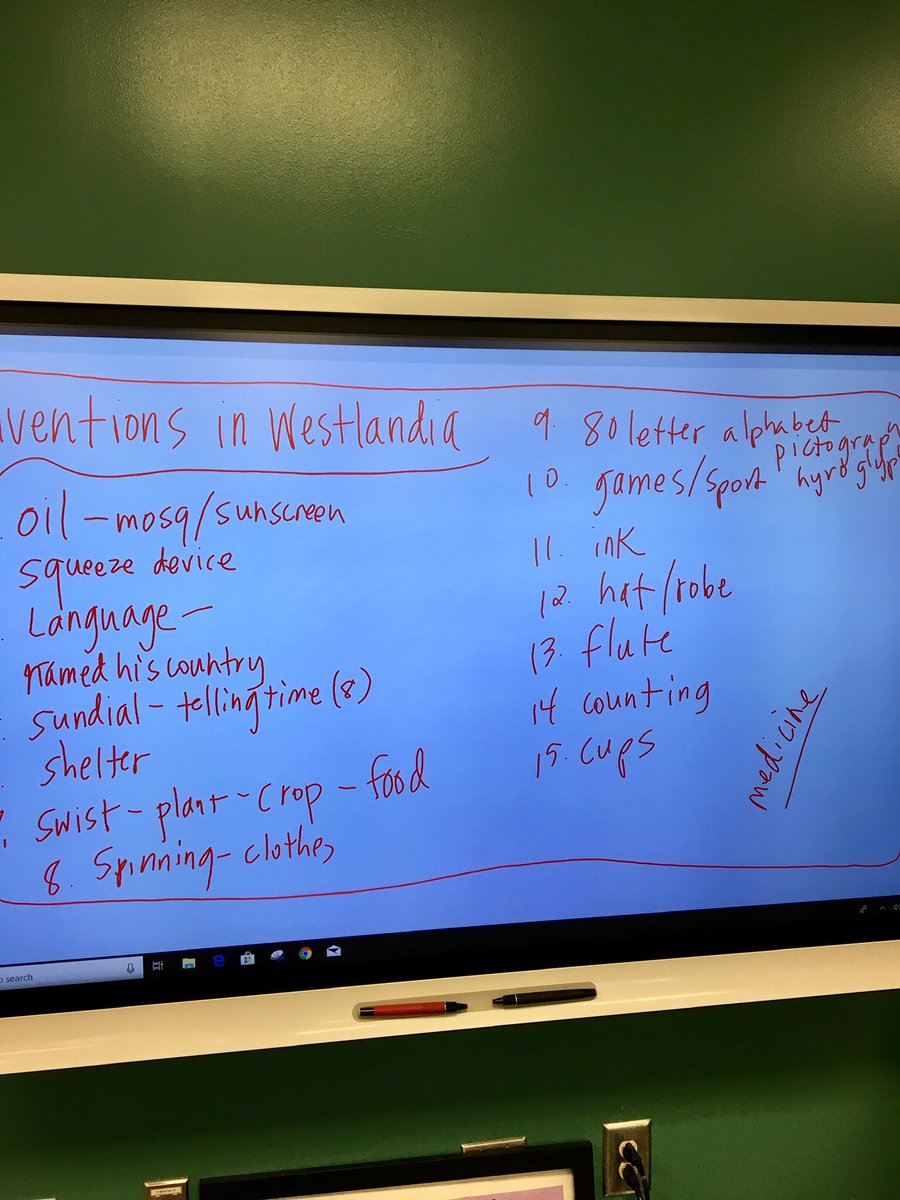 MsRosie_library's tweet photo. Using Westlandia 4th grade discovered qualities of a civilization then using Discus resources we apply our new knowledge to the country of origin in fairy tale. 
#studentdiscovery #diversity #culturediscovery #psestories #makeitbetter #essentialconnection #historyconnection https://t.co/BJQ8lJHyGf