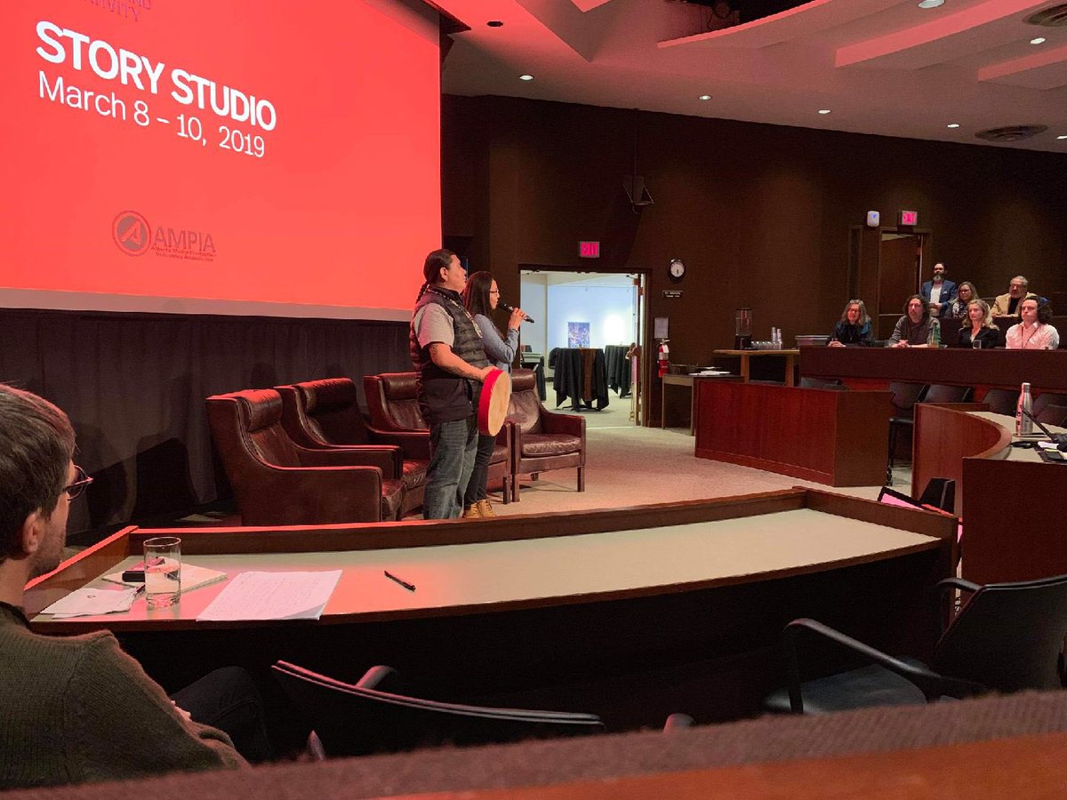 MattWatterworth's tweet photo. #StoryStudioBanff has begun!
@YourAMPIA @banffcentre #ABFilm https://t.co/pBKPprOZPq