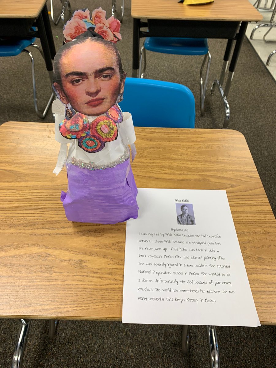 Matsisheteach's tweet photo. Great work from the 3rd Grade #BottleBiography Museum @DeVargasSchool https://t.co/Z3oZ1jvnIL