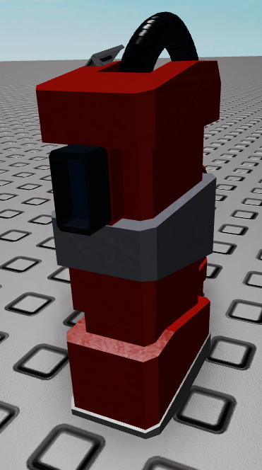 #RBXdev #RobloxDev Compact fire extinguisher, for all your square-shaped flames. Also, it looks good on a wall.