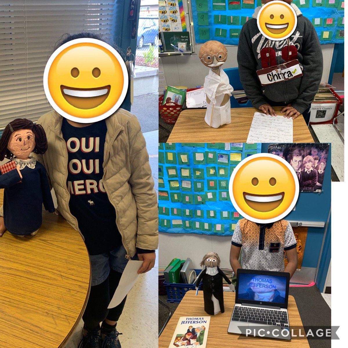 Matsisheteach's tweet photo. Thank you so much for all the support and coming through our biography museum! We had so many visitors and the students were thrilled at the turnout! 3rd Grade #BottleBiography Museum @DeVargasSchool https://t.co/4jDVXW8SB2