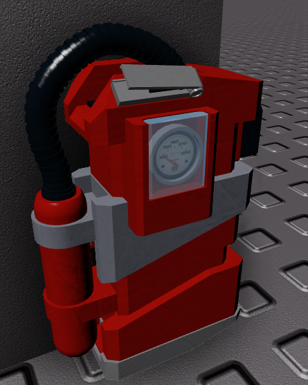 Tinnytiny123's tweet photo. #RBXdev #RobloxDev Compact fire extinguisher, for all your square-shaped flames. Also, it looks good on a wall. https://t.co/pR9C6KyHA3