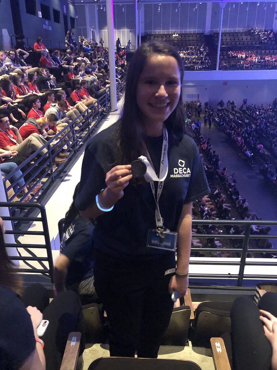 Congratulations to <a href="/NortonDECA/">Norton DECA</a> freshman Abby Leo who placed 3rd on her written test at States!!!