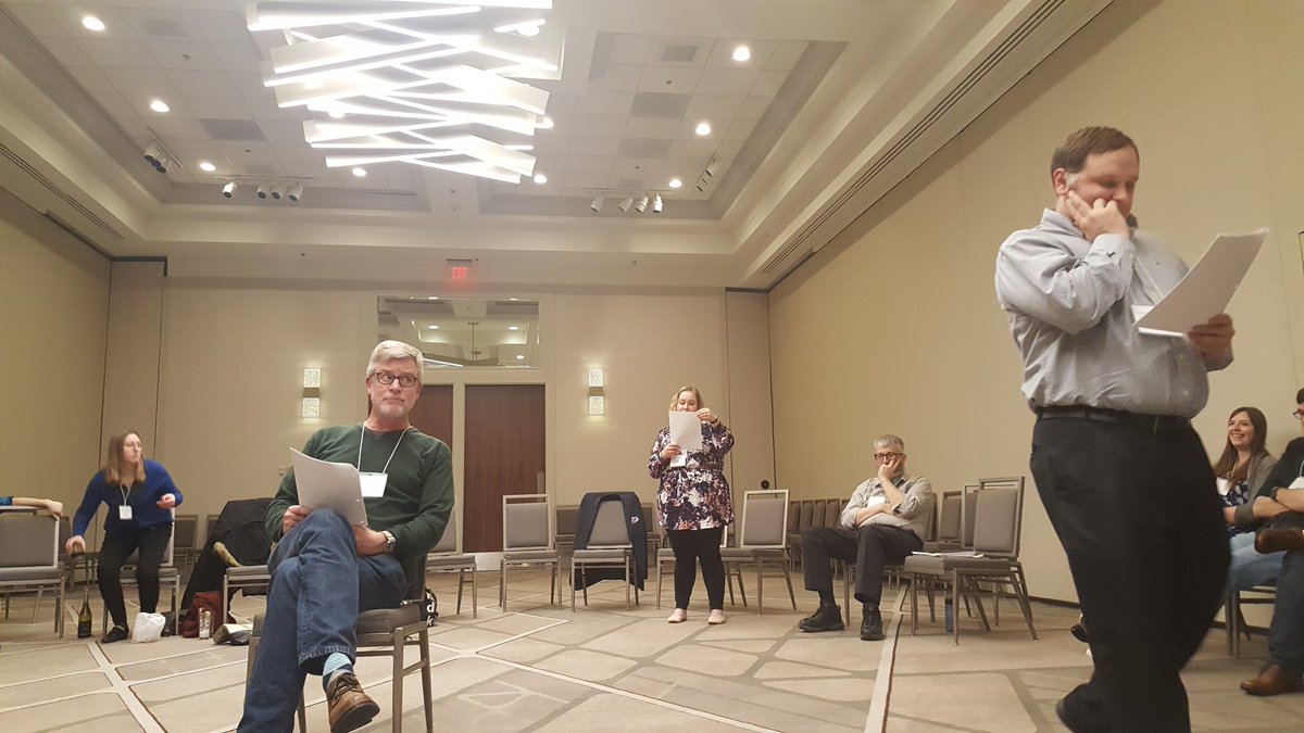 ProfGoff's tweet image. Real Actors, Not People by Bradley Stephenson #matc19 #matcfringe #fringe #playwritingsymposium @matctheatre