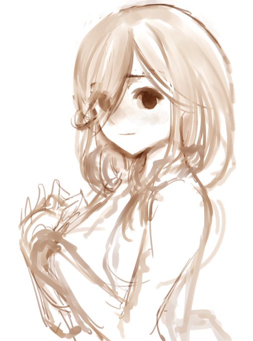 アサクラヒロギクさんがTwitterに投稿した中野三玖(五等分の花嫁)のイラスト。