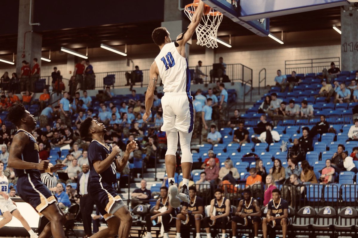 Dominiqueball's tweet photo. Beyond Blessed. With me being named one of the 2018-19 @PeachBelt Men’s Basketball All-Conference Team, I’d like to take some time to thank @CoachFaulkner and the whole coaching staff for giving me the opportunity. #PLUSONE https://t.co/5TFBmwUt5x