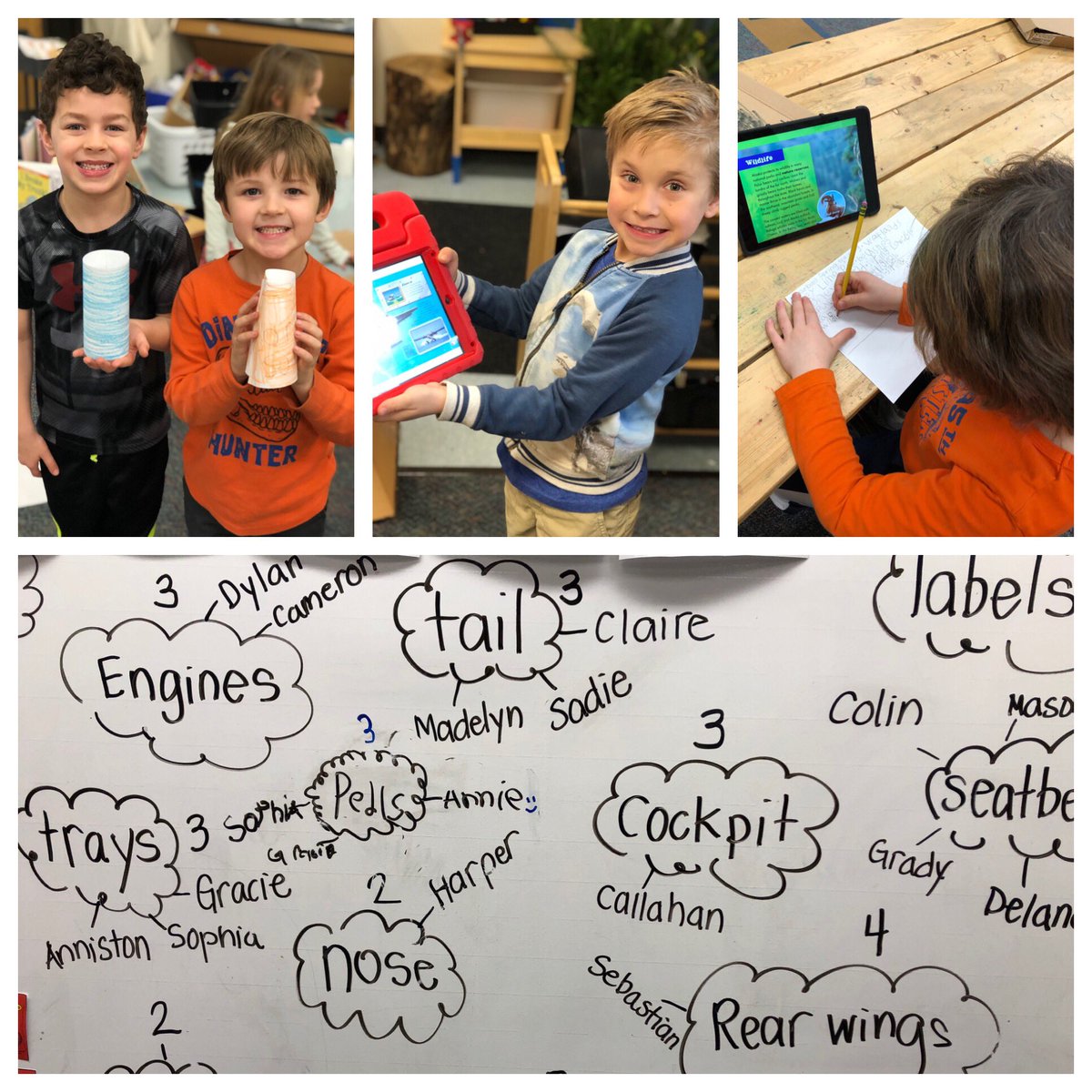Students planned, researched, collaborated, problem solved and created today. Our project is getting close to being ready to take off! #TCEjoy #projectwork