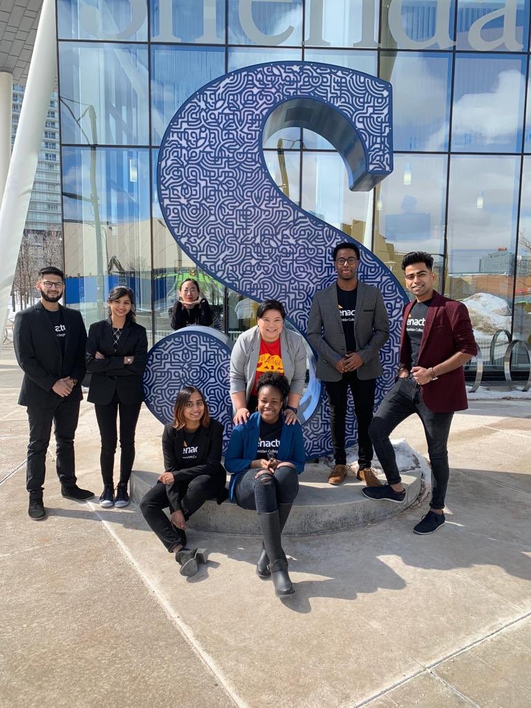 EnactusSheridan's tweet photo. Meet our team representing us at the enactus regional competition this year!!! https://t.co/Hro6xI7YQb