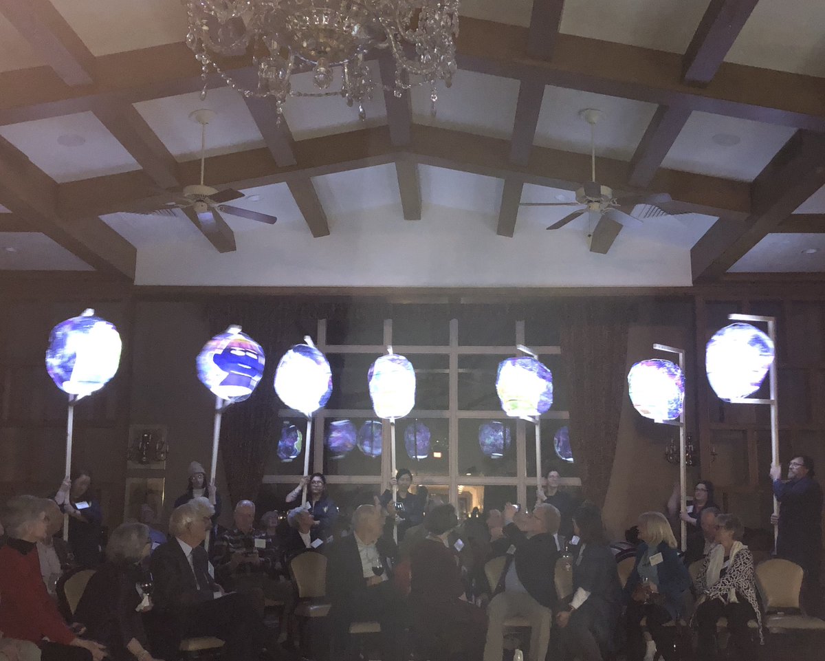 <a href="/jumpstarlove/">Jump!Star</a> George Ferrandi creating traditions to celebrate the transition of our North Star <a href="/UlrichMuseum/">Ulrich Museum of Art</a> Salon Circle event. #jumpstar #wsunow