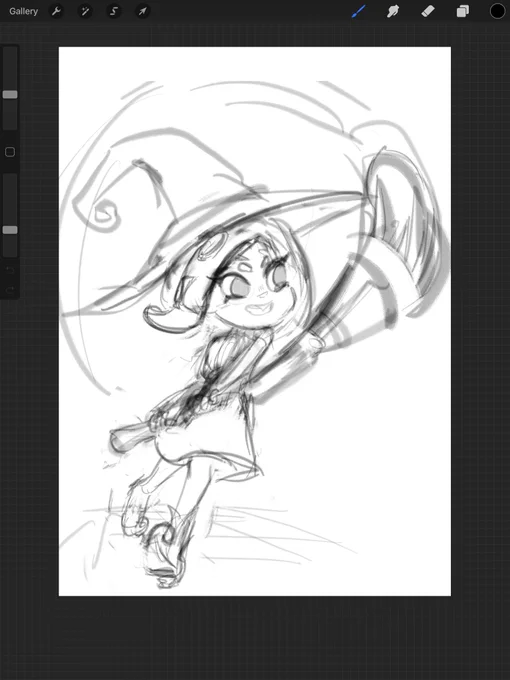 quicky sketch from this morning! i'm definitely team wizards hehe &gt;:) 