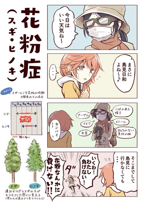 花粉症 のtwitter漫画作品 人気順