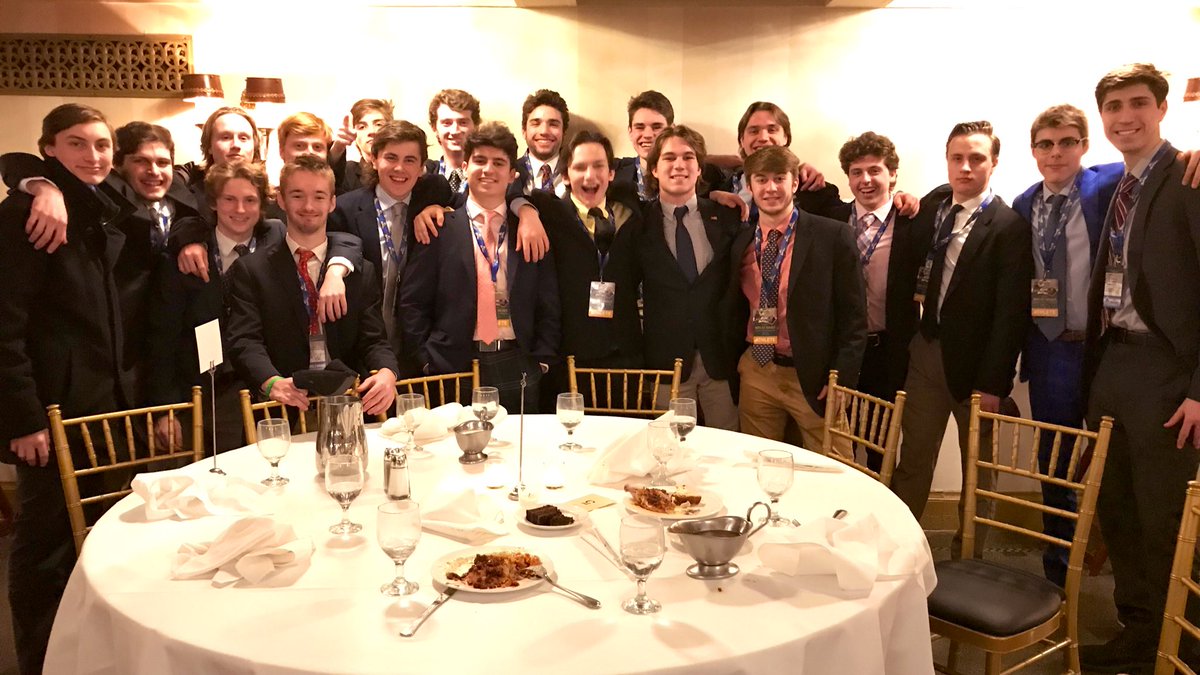 The hometown boys clean up nice!