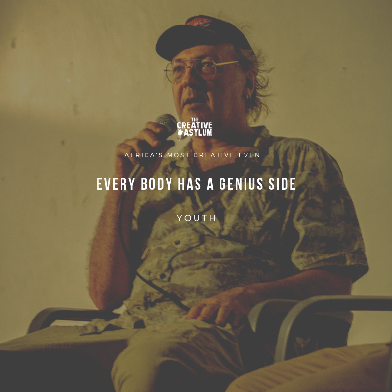 Creativesasylum's tweet photo. Everyone has a genius side ~ Words of #Youth
@eastafricanrecs @TheSquarePlace #thecreativeasylum https://t.co/hhYat1vkGo