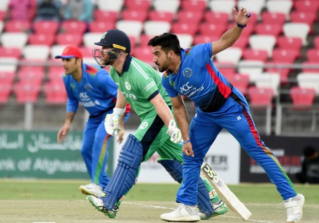 1TVNewsAF's tweet photo. Afghanistan defeat Ireland by 109 runs, take 2-1 series lead https://t.co/lGJeq5fcS7 #AFG https://t.co/v5vsO37DpU