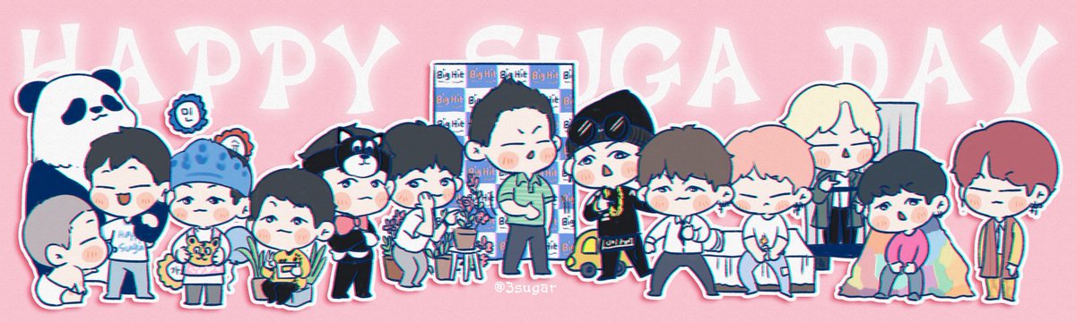 laiwangye's tweet photo. #HAPPYSUGDAY @BTS_twt 생일축하 ~슈가야~ https://t.co/ud9085I3sa