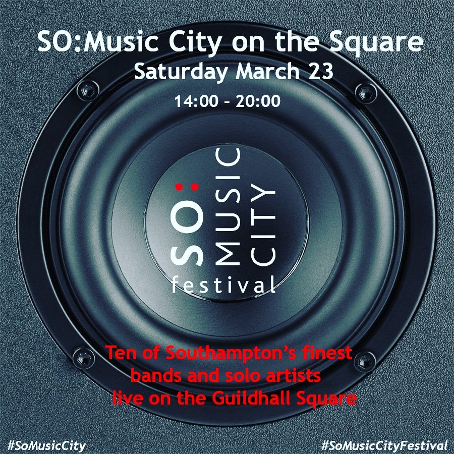 Morning all ! Two weeks today we fill the Guildhall Square with the best sounds in #Southampton