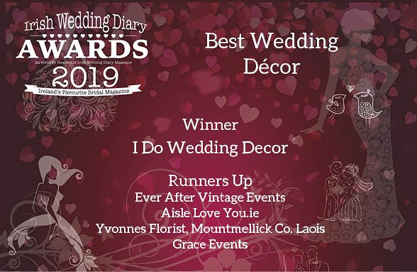 Celebrating!!!! #irishweddingdiaryawards #weddingdecor