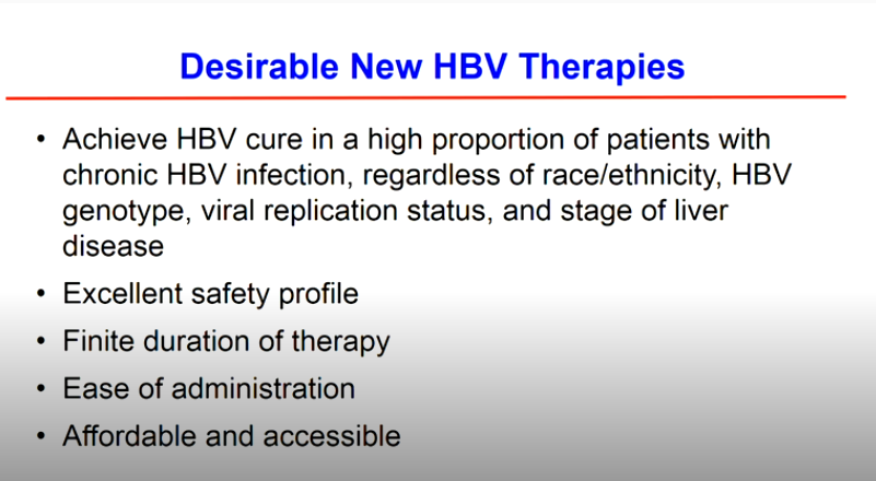 EASLedu's tweet photo. Anna Lok on the current #HBV #treatment and desirable #new #HBV #therapies. The new therapies should achieve #HBVcure, excellent safety profile, finite duration of #therapy, ease of administration as well as #affordable & accessible #HBVendpoints https://t.co/9bkhenLVWd