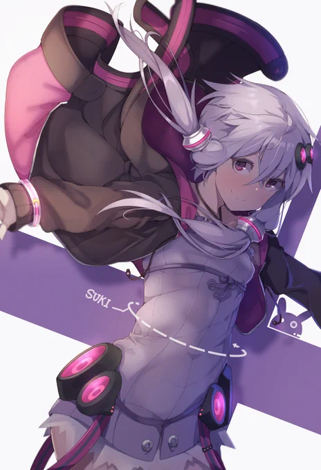 結月ゆかりさんの腰回りが好きという絵です 