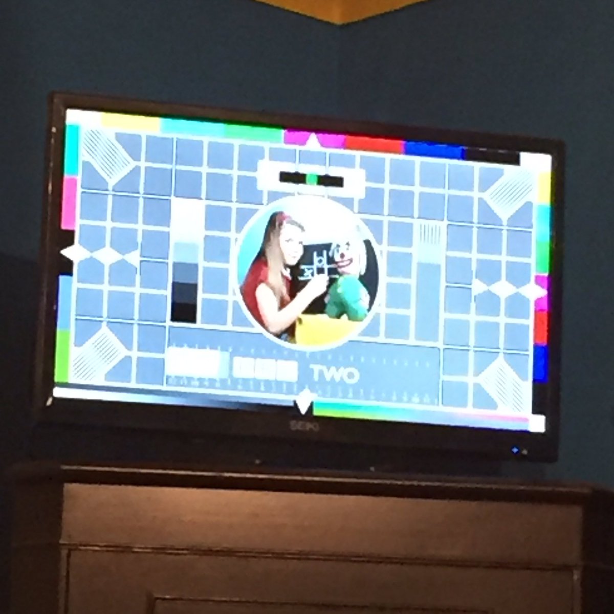 Retew_Boy's tweet image. I’ve just spotted the #TestCard on #BBC2 😮