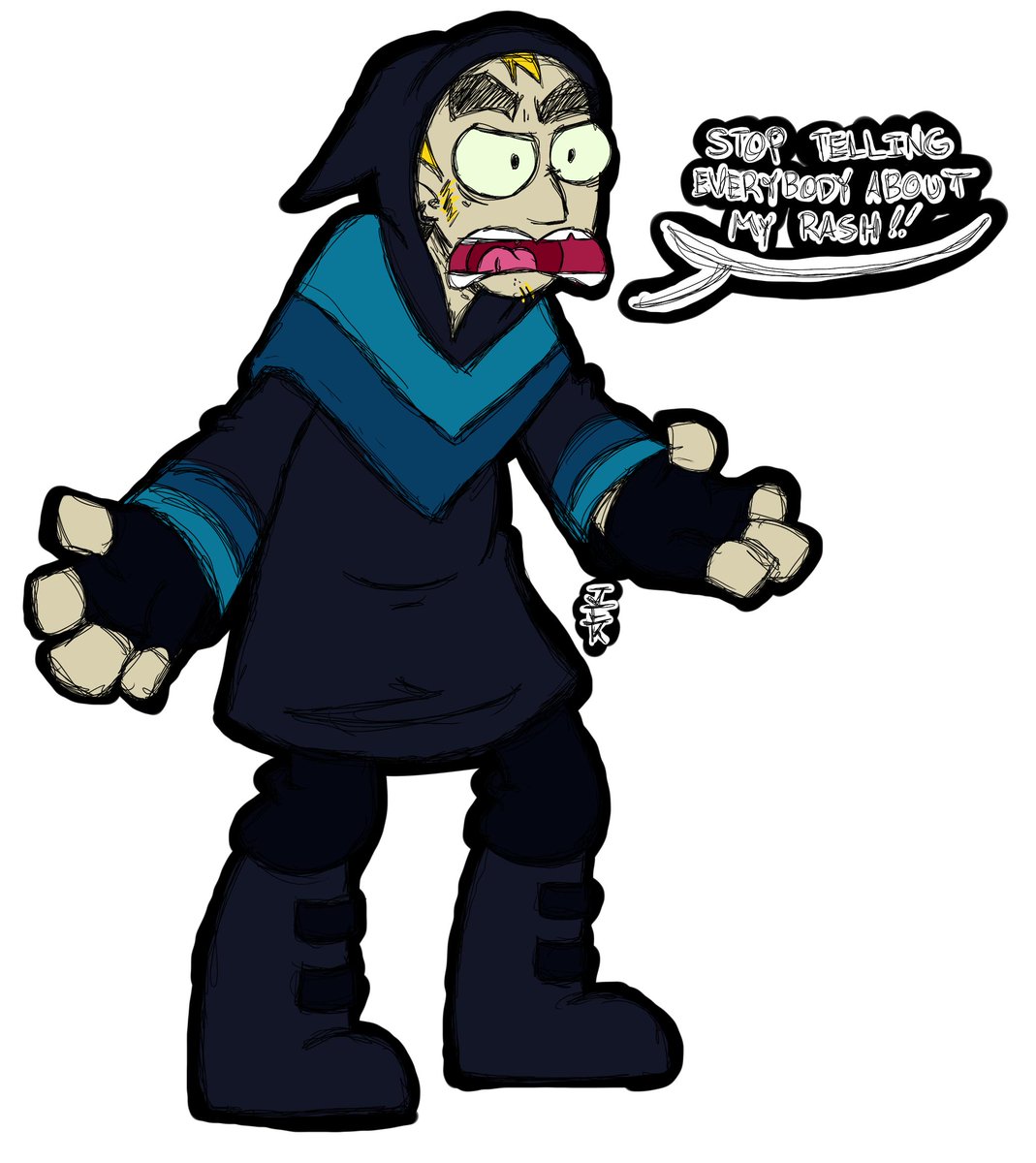 GrndMasterFrown's tweet photo. A human Frowny man #MasterFrown #Unikitty https://t.co/UC1i2PPcZE