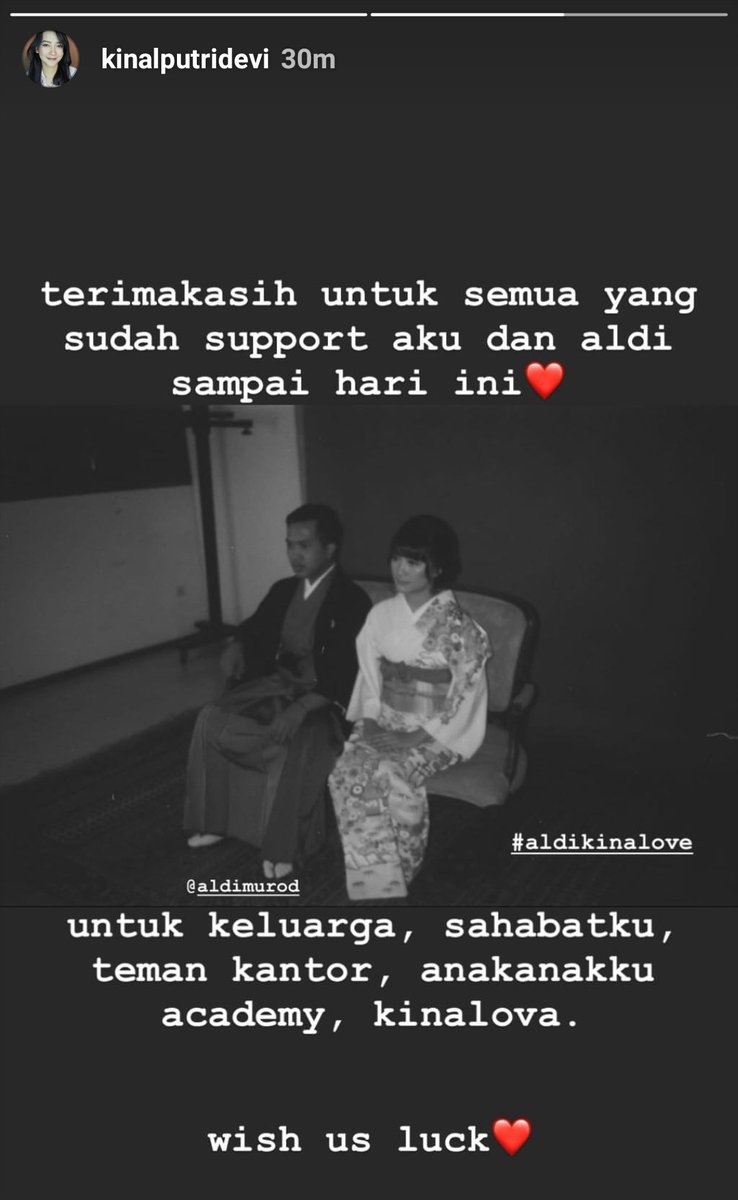 D-Day! 
Congratulations on your wedding <a href="/kinalkinal/">Devi Kinal Putri</a> dan aldi ❤

 #aldikinalove