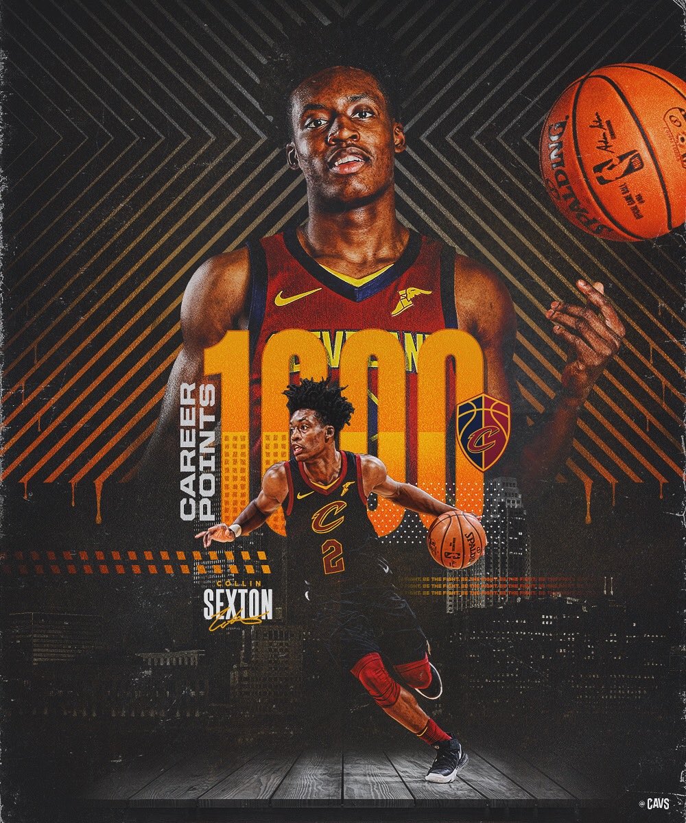 cavs's tweet image. 1K. ✅
Congratulations to @CollinSexton02 on eclipsing 1,000 career points!
 
#MoveWithAPurpose || #BeTheFight