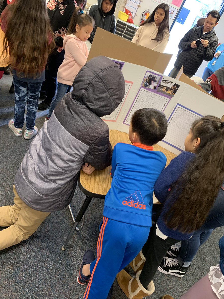 rena8313's tweet photo. So much fun sharing why all dogs are not created equal with our families and buddies today! @KSmithSchool https://t.co/F9n1NPhMJW